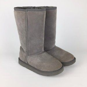 UGG Classic Tall II Suede Boots Gray F8004 size 5